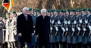 Berlino : Mattarella incontra il Presidente della Repubblica Federale di Germania