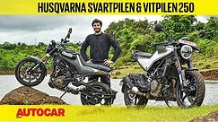 Husqvarna Svartpilen 250 & Vitpilen 250 review -The sweet duo from Sweden |First Ride| Autocar India