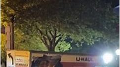 Moment massive U-Haul truck rams into barriers outside White House