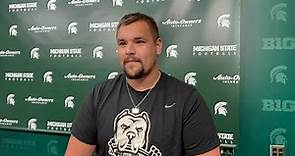 Fall Camp ‘23: C Nick Samac updates his health, what he sees from MSU O-line
