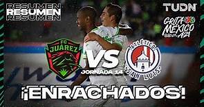 Resumen y goles | FC Juárez vs Atl San Luis | Grita México BBVA P2021 J14 | TUDN