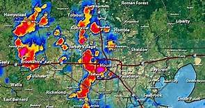 Live radar: Thunderstorms rolling through Houston area