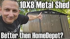 Building a 10X8 Metal Shed from Patiowell.com Better then Lowes HomeDepot??