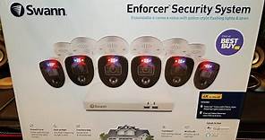 Swann 4K Enforcer Security Camera System 2TB DVR 6 Cameras 8 Channel Wired Surveillance System