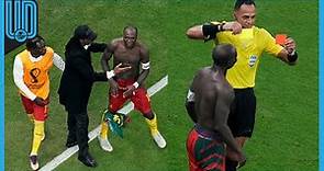 Vincent Aboubakar fue expulsado por su celebración al anotar un gol