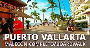 Malecón de Puerto Vallarta completo (18/04/2023) Full Walking Tour Puerto Vallarta Boardwalk