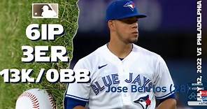 José Berríos 13K game | July 12, 2022 | MLB highlights