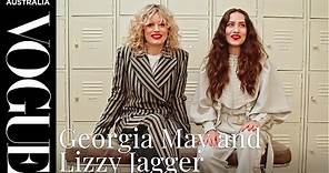 How well do Georgia May and Lizzy Jagger know Australia? | Celebrity Interview | Vogue Australia