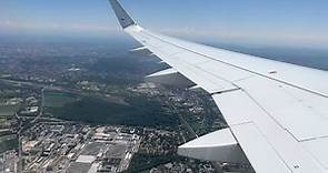 Munich, Germany - Landing at Munich Airport