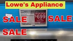 Lowes Kitchen appliances SALE