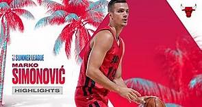 MARKO HOURS at NBA Summer League shows big offseason | Marko Simonović Highlights | Chicago Bulls