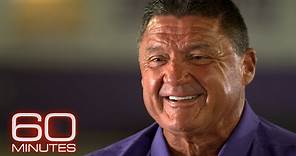 LSU football coach Ed Orgeron makes his pitch to 60 Minutes