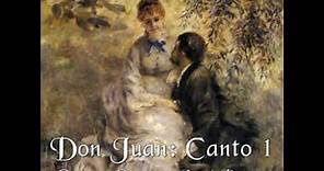 Don Juan, Canto 1 by George Gordon, Lord BYRON read by Peter Gallagher | Full Audio Book