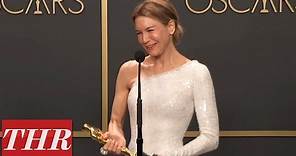 Oscar Winner Renée Zellweger Full Press Room Speech | THR
