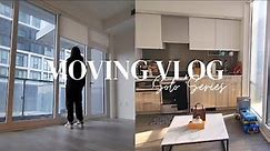 MOVING INTO MY FIRST APARTMENT | Empty Apartment Tour, Furniture Shopping, Home Organization, etc.