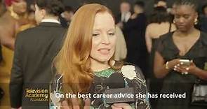 Lauren Ambrose ("Yellowjackets") at the 75th Primetime Emmys - TelevisionAcademy.com/Interviews