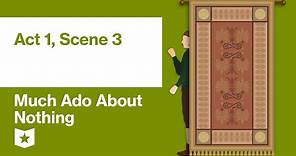 Much Ado About Nothing by William Shakespeare | Act 1, Scene 3