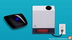 Heat Storm 1,500-Watt Wi-Fi Smart Heater Deluxe Indoor Wall Mount Infrared Heater HS-1500-PHX-WIFI
