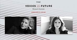Cate Blanchett And Stacey Sher | TIME's "Voices Of The Future" Women's Summit
