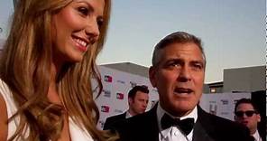 George Clooney and Stacy Keibler at the 2012 Critics Choice Awards