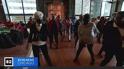 Seniors celebrate the holidays at Chicago Cultural Center party