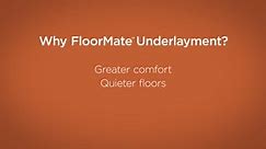 Pergo FloorMate 100 sq. ft. 4 ft. x 25 ft. x 118.11 mm T Premium Foam Underlayment for Laminate, Engineered Hardwood PERFLRMTE