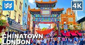 [4K] Chinatown London UK 🇬🇧 Restaurants Walking Tour Vlog & Vacation Travel Guide🎧 Binaural Sound