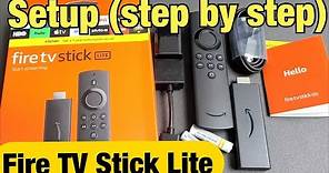 Fire TV Stick Lite: How to Setup (Step by Step for Beginners)
