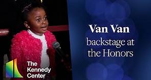 5-year old Van Van backstage at the 46th Kennedy Center Honors (2023)