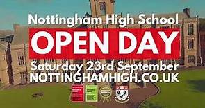 Nottingham High School Open Day 2023