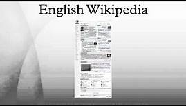 English Wikipedia