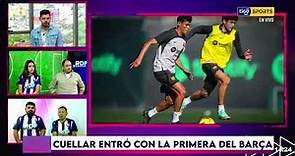 Jaume Cuellar entreno con el primer equipo del Fc Barcelona👏🏻❤️ #RitmoDeFútbol ⚽️