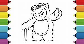 Coloring Toy Story 3 Lotso Coloring Page