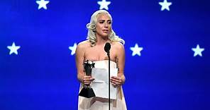 Lady Gaga's FULL emotional speech at Critics Choices Awards for Best Actress