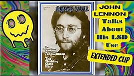 John Lennon Talking About His LSD Use Extended Clip Beatles Doing LSD In California 1965