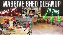 Massive shed cleanup! A timelapse of my very satisfying shed clean up.