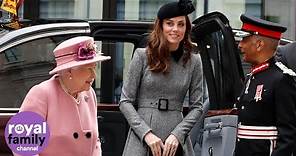 Queen and Duchess of Cambridge treated to spectacular views of London
