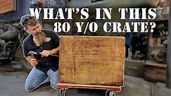 Unpacking an 80 Year Old Military Crate