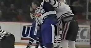 Maple Leafs vs Blackhawks Jan 16, 1992