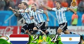 Holanda 0(2) x (4)0 Argentina | Semifinal Brasil 2014 | Resumen. crónica y goles HD 1080p60.