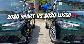 2020 Verde Visconti Giulia Ti Sport vs Ti Lusso Which Alfa Is Better?!