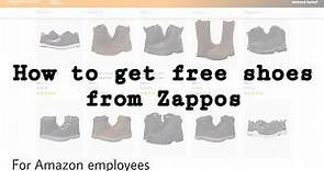 How to use Amazon Employee Discount for Zappos *free shoes*