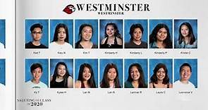 Saluting the Class of 2020 -- Westminster High School