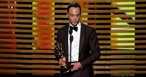 Jim Parsons wins an Emmy for "The Big Bang Theory" 2014
