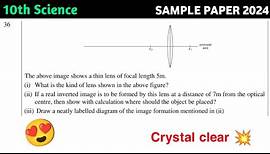 The above image shows a thin lens of focal length 5m. What is the kind of lens shown in the above