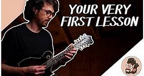 Your Very First Mandolin Lesson /// Beginner Mandolin Lesson Series (Part 1)
