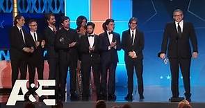 "The Big Short" Wins Best Comedy | 2016 Critics' Choice Awards | A&E