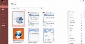 Microsoft Access 2013 Tutorial | Create A Database Using Database Templates