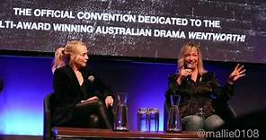 Wentworth Con Melbourne Day 2 - Susie Porter and Jacquie Brennan