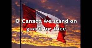 O Canada Celtic English - National Anthem (Lyrics)